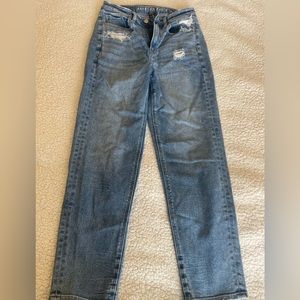 AE mom straight jean